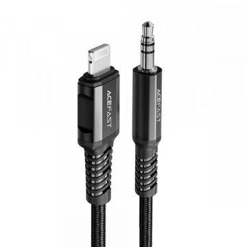 AceFast Cablu Audio Lightning - 3.5mm Acefast C1-06, 1.2m, Negru