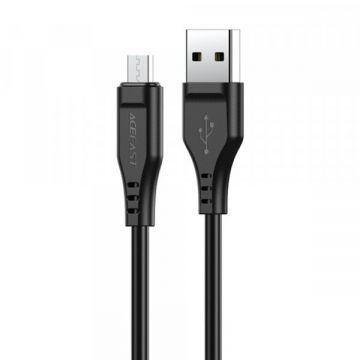 AceFast Cablu Date si Incarcare USB-A - microUSB Acefast C3-09, 18W, 1.2m, Negru
