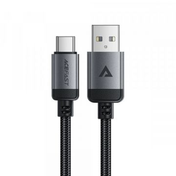 AceFast Cablu Date si Incarcare USB-A - USB-C Acefast C20-04, 18W, 1.2m, Negru