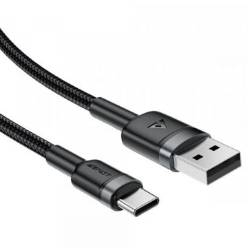 AceFast Cablu Date si Incarcare USB-A - USB-C Acefast C22-04, 18W, 1.2m, Negru