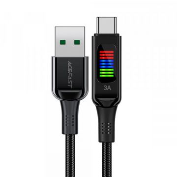 AceFast Cablu Date si Incarcare USB-A - USB-C Acefast C7-04, 18W, 1.2m, Negru