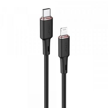 AceFast Cablu Date si Incarcare USB-C - Lightning Acefast C2-01, 30W, 1.2m, Negru