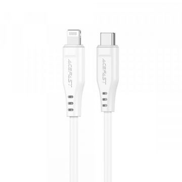 AceFast Cablu Date si Incarcare USB-C - Lightning Acefast C3-01, 30W, 1.2m, Alb