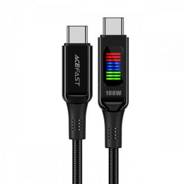AceFast Cablu Date si Incarcare USB-C - USB-C Acefast C7-03, 100W, 1.2m, Negru