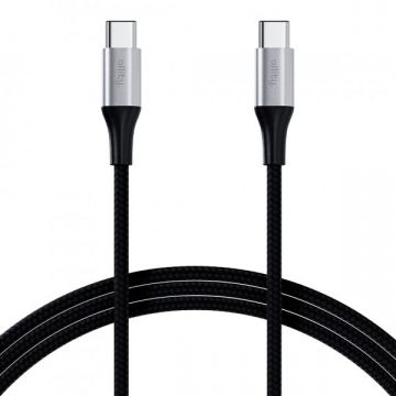 Allity Cablu Date si Incarcare USB-C - USB-C Allity. AUC-01, 100W, 2m, Negru