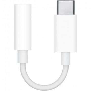 Apple Adaptor Audio USB-C - 3.5mm Apple, Alb MU7E2AM/A