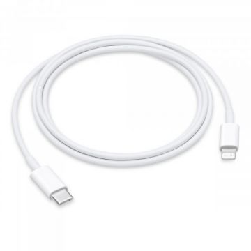 Apple Cablu Date si Incarcare USB-C - Lightning Apple A2561, 96W, 1m, Alb, Resigilat MUQ93ZM/A