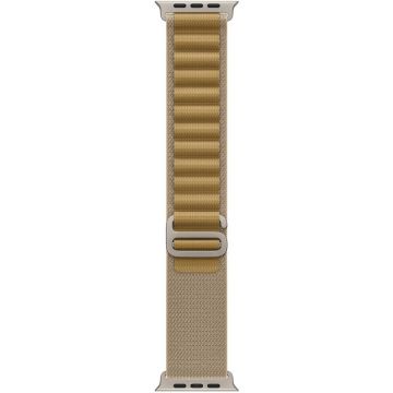 Apple Curea SmartWatch Apple MXN13ZM/A, 49mm, Tan Alpine Loop Small Natural Titanium Finish/Small