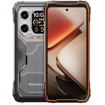 Blackview Telefon mobil Blackview Xplore 1, Ecran IPS 6.78, Procesor MediaTek Dimensity 7050 Octa-Core, 16GB RAM, 512GB Flash, Wi-Fi, Android, 5G, Dual SIM, Negru/Portocaliu