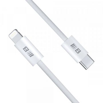 Blueo Cablu Date si Incarcare USB-C - Lightning Blueo, 20W, 2m, Alb