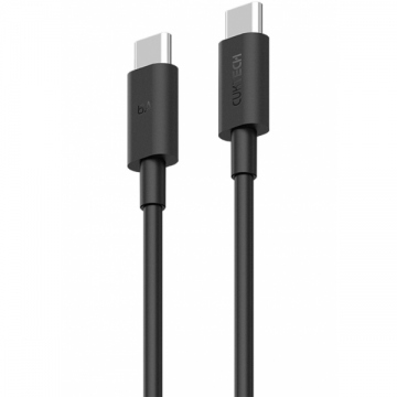 Cuktech Cablu Date si Incarcare USB-C - USB-C Cuktech, 240W, 1.5m, Negru CKCTC615NCBK