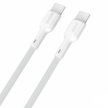 Dudao Cablu Date si Incarcare USB-C - USB-C Dudao L9C Max, 240W, 2m, Alb