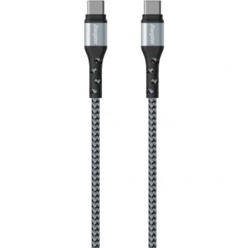 Energizer Cablu de incarcare Energizer, universal, USB-C la USB-C, lungime 2 m, Argintiu