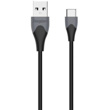 Energizer Cablu Energizer USB-A la USB-C, 1.2 m, Negru-gri