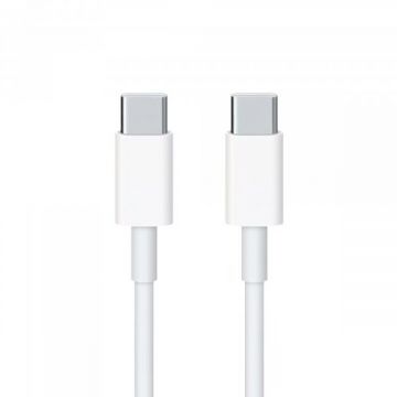 Google Cablu Date si Incarcare USB-C - USB-C Google, 30W, 1m, Alb GA00735