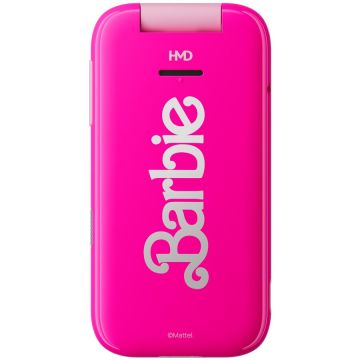 HMD Telefon mobil pliabil HMD Barbie, Dual SIM,  USB Type-C, 4G, Roz