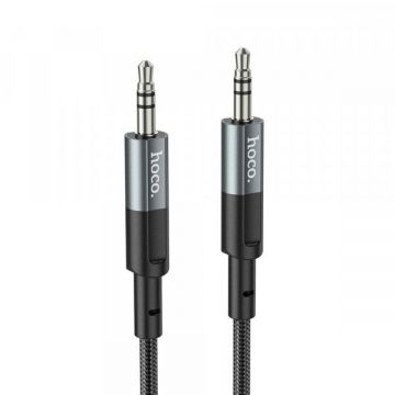 HOCO Cablu Audio 3.5mm - 3.5mm HOCO UPA23, 1m, Gri