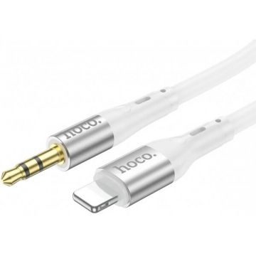 HOCO Cablu Audio Lightning - 3.5mm HOCO UPA22, 1m, Alb