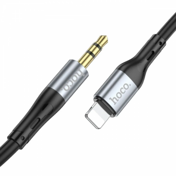 HOCO Cablu Audio Lightning - 3.5mm HOCO UPA22, 1m, Negru