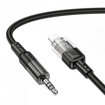 HOCO Cablu Audio Lightning - 3.5mm HOCO UPA27, 1.2m, Negru
