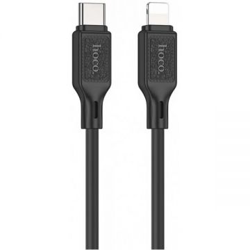 HOCO Cablu Date si Incarcare USB-C - Lightning HOCO X90, 20W, 1m, Negru