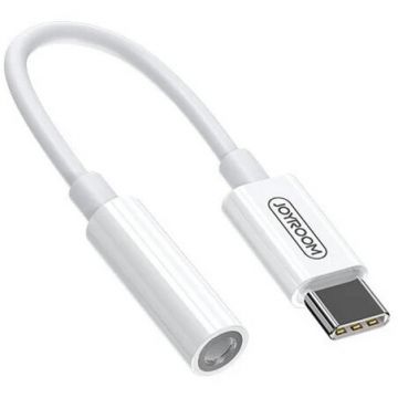 JOYROOM Adaptor Audio USB-C - 3.5mm Joyroom SH-C1, Alb