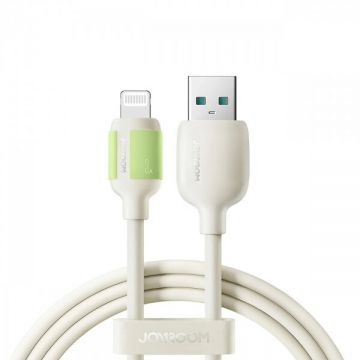 JOYROOM Cablu Date si Incarcare USB-A - Lightning Joyroom S-A53, 18W, 1.2m, Bej