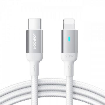 JOYROOM Cablu Date si Incarcare USB-C - Lightning Joyroom S-A10, 20W, 1.2m, Alb