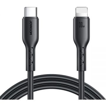JOYROOM Cablu Date si Incarcare USB-C - Lightning Joyroom S-A26, 30W, 1m, Negru