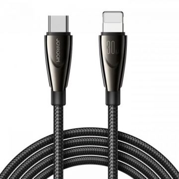 JOYROOM Cablu Date si Incarcare USB-C - Lightning Joyroom S-A31, 30W, 1.2m, Negru