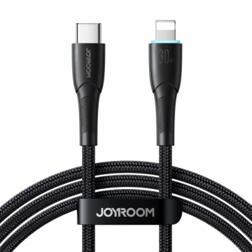 JOYROOM Cablu Date si Incarcare USB-C - Lightning Joyroom S-A32, 30W, 1m, Negru