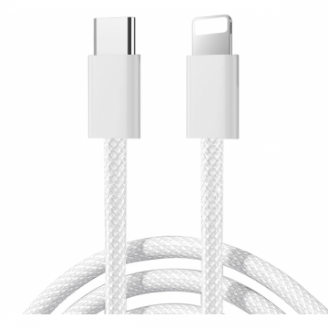 JOYROOM Cablu Date si Incarcare USB-C - Lightning Joyroom S-A45, 30W, 1m, Alb