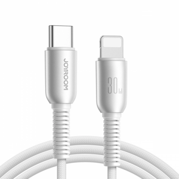 JOYROOM Cablu Date si Incarcare USB-C - Lightning Joyroom S-A51, 30W, 1.2m, Gri
