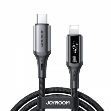 JOYROOM Cablu Date si Incarcare USB-C - Lightning Joyroom S-A60 StarTalk, 30W, 1.2m, Negru