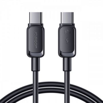 JOYROOM Cablu Date si Incarcare USB-C - USB-C Joyroom A14, 60W, 1.2m, Negru