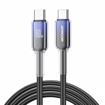 JOYROOM Cablu Date si Incarcare USB-C - USB-C Joyroom S-A42, 60W, 1.2m, Negru