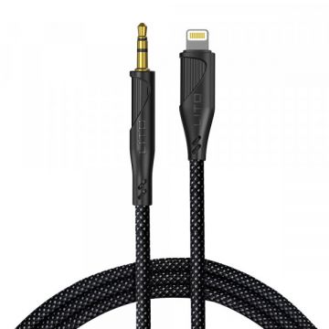 LITO Cablu Audio Lightning - 3.5mm Lito LA02, 1m, Negru