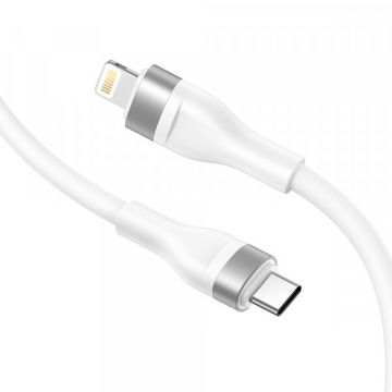 LITO Cablu Date si Incarcare USB-C - Lightning Lito LD02CL, 30W, 1.2m, Alb