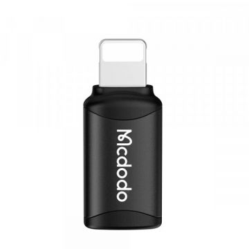 Mcdodo Adaptor Date si Incarcare USB-C - Lightning McDodo OT-7680, Negru