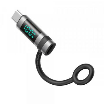 Mcdodo Adaptor Date si Incarcare USB-C - USB-C McDodo OT-2620 Pigeon Display, Negru
