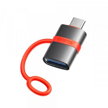 Mcdodo Adaptor OTG USB-C - USB-A McDodo OT-3810, Gri