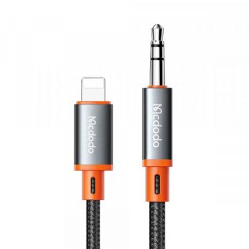 Mcdodo Cablu Audio Lightning - 3.5mm McDodo CA-0780 Castle, 1.2m, Negru
