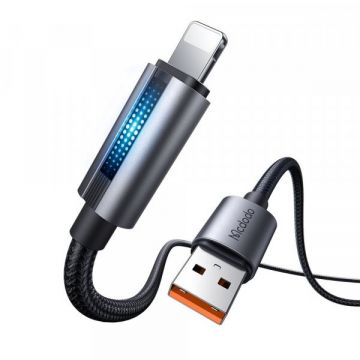 Mcdodo Cablu Date si Incarcare USB-A - Lightning McDodo CA-5660, 18W, 1.2m, Negru