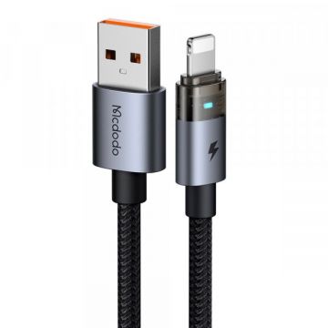 Mcdodo Cablu Date si Incarcare USB-A - Lightning McDodo CA-6910, 18W, 1.2m, Negru