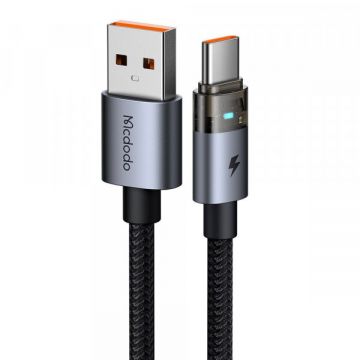 Mcdodo Cablu Date si Incarcare USB-A - USB-C McDodo CA-6890, 66W, 1.2m, Negru