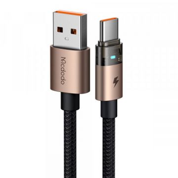 Mcdodo Cablu Date si Incarcare USB-A - USB-C McDodo CA-6891, 66W, 1.2m, Auriu