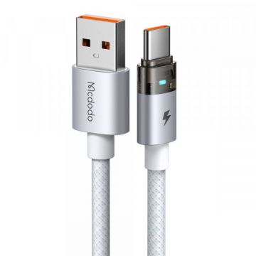 Mcdodo Cablu Date si Incarcare USB-A - USB-C McDodo CA-6892, 66W, 1.2m, Alb