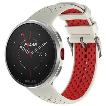 Polar Ceas inteligent Polar Pacer PRO, S-L, Alb-Rosu