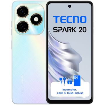 Tecno Telefon mobil Tecno Spark 20, Dual SIM, 4G, 8GB RAM, 256GB, Multicolor