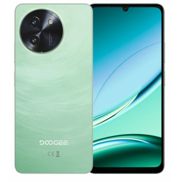 Telefon Mobil Doogee Note 59 Pro, Verde, 5G, 6.75   HD+ IPS 120Hz, 32GB RAM (8GB + 24GB extensibil), 256GB, Android 15, Unisoc T8200, 16MP+8MP, 6250mAh, NFC, Dual SIM